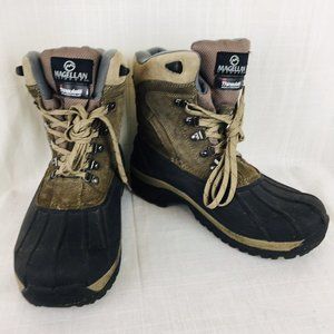 Magellan Outdoors Men's 7‎ Winter Snow Boots Thinsulate Pac Suede Leather EUC